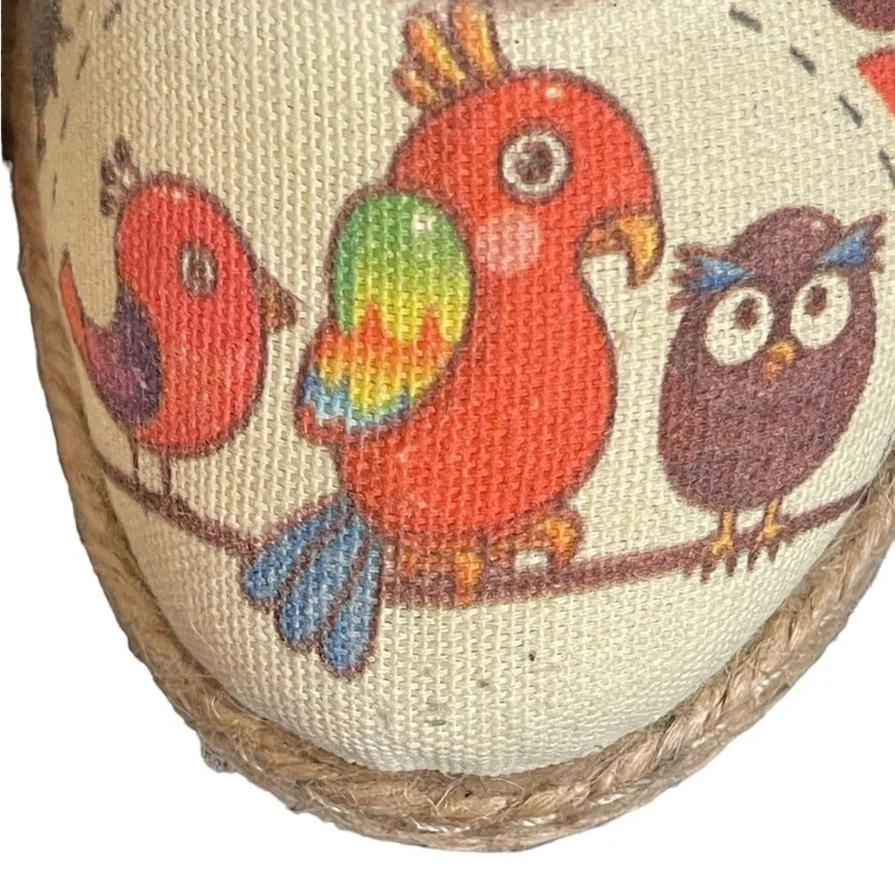Goby Espadrilles Birds Flowers & Sun - Size 37